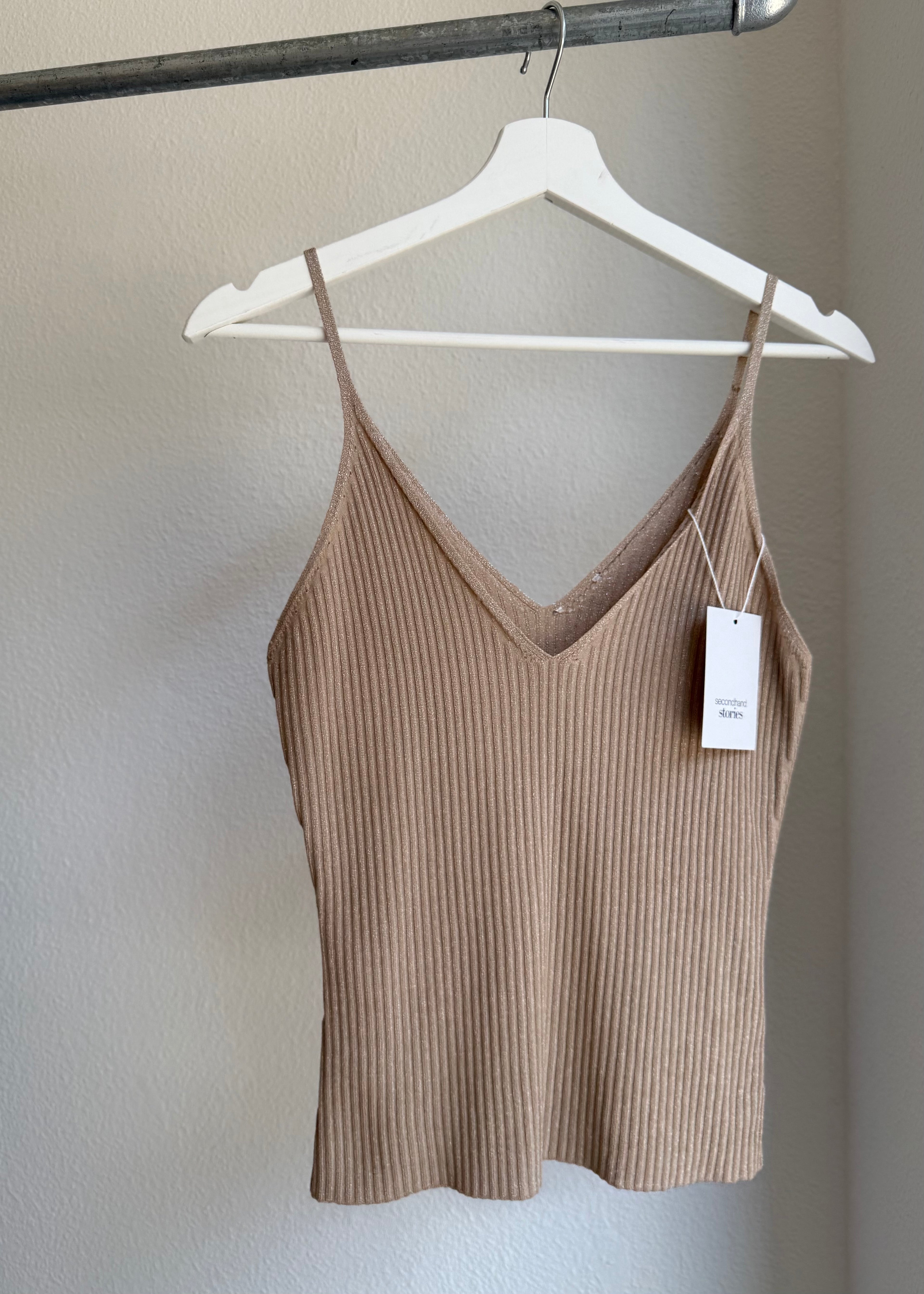 & OTHER STORIES Top metallic