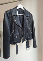 & OTHER STORIES Lederjacke cropped
