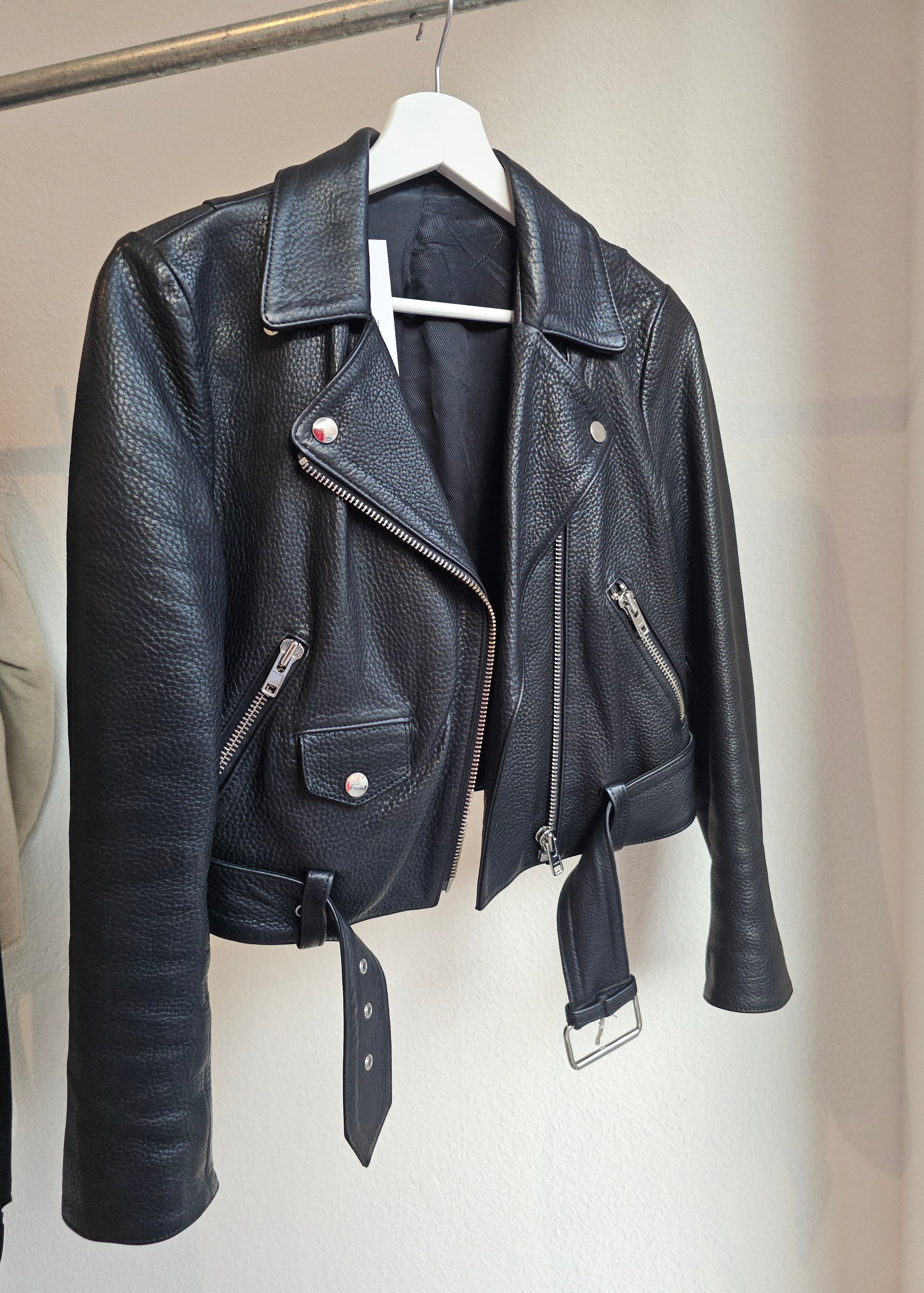 & OTHER STORIES Lederjacke cropped