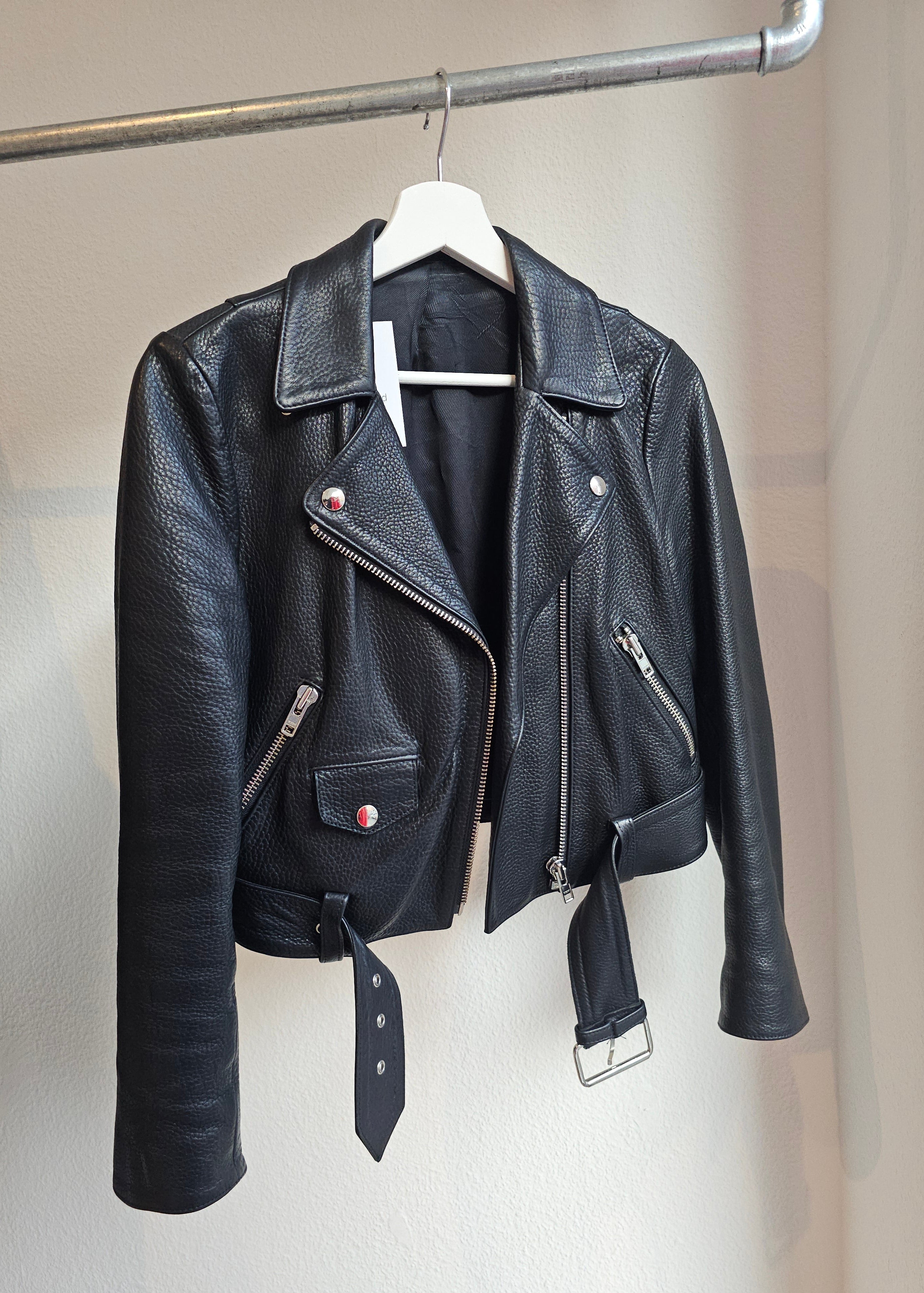 & OTHER STORIES Lederjacke cropped