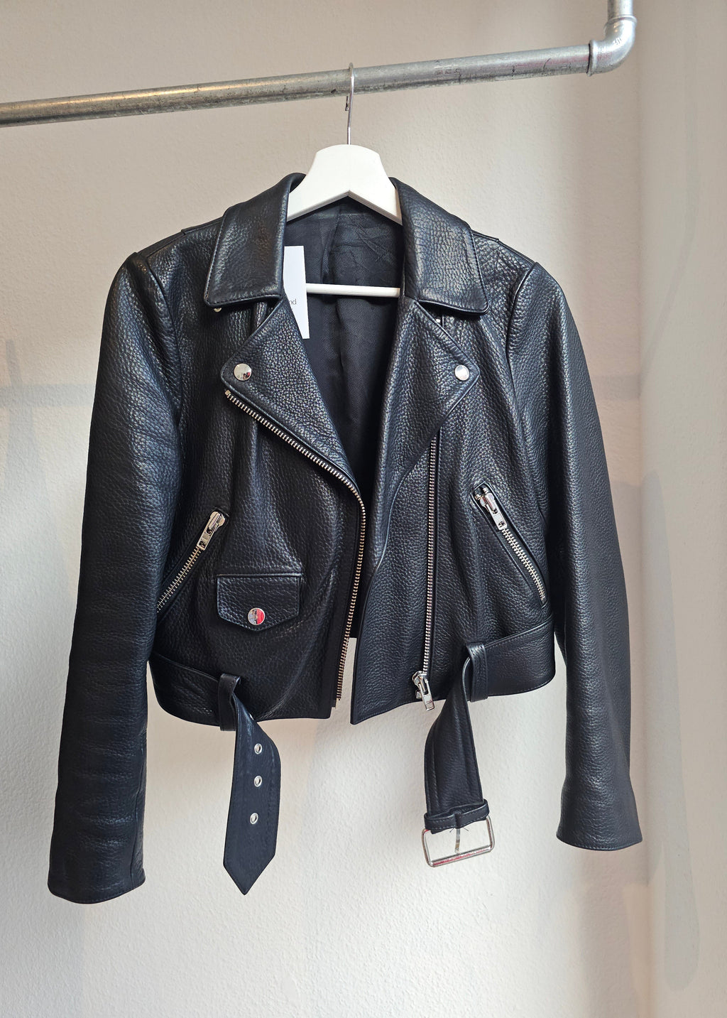 & OTHER STORIES Lederjacke cropped
