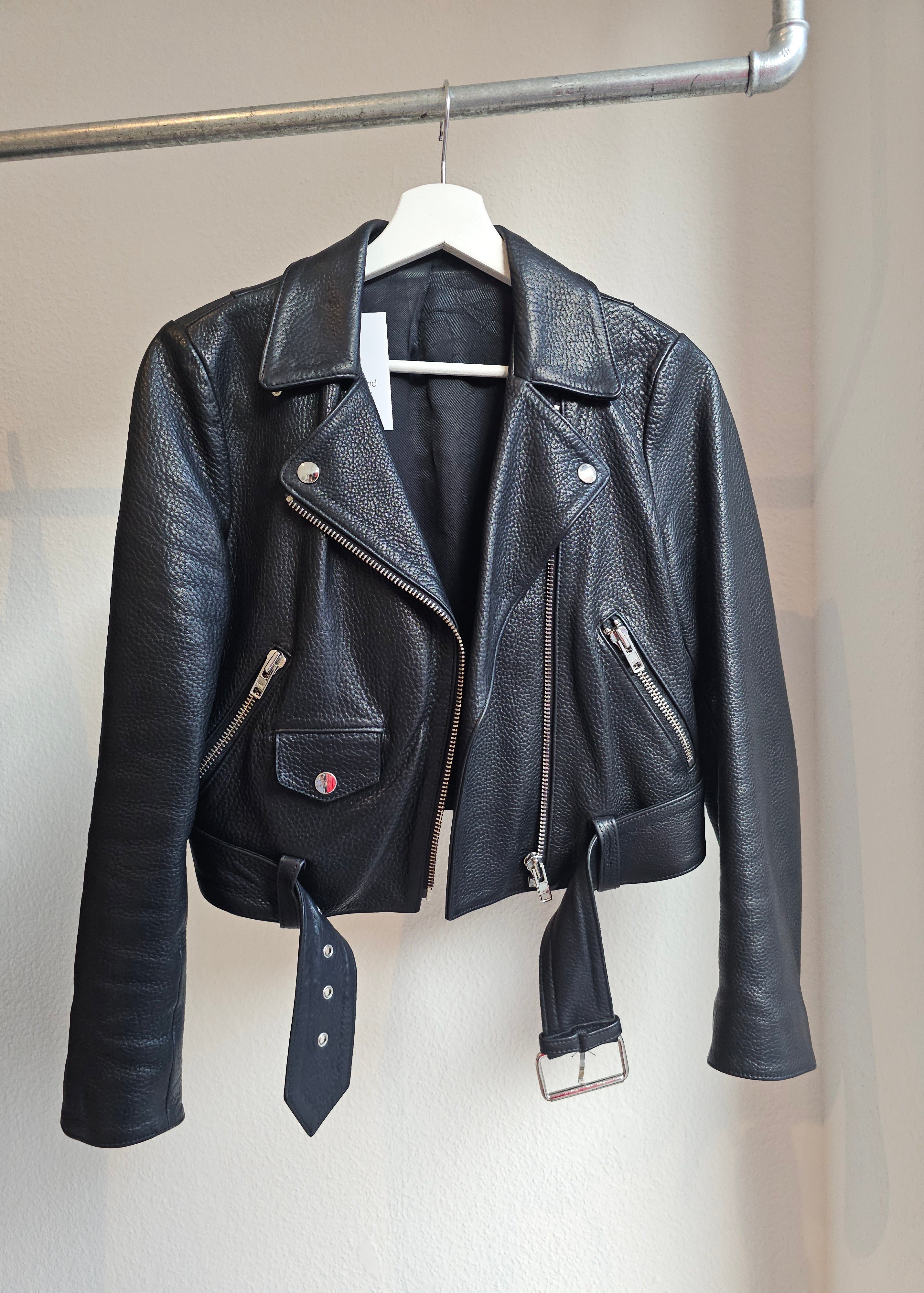 & OTHER STORIES Lederjacke cropped