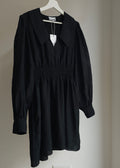 GANNI Kleid transparente Ärmel
