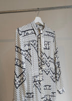 GANNI Kleid Seide