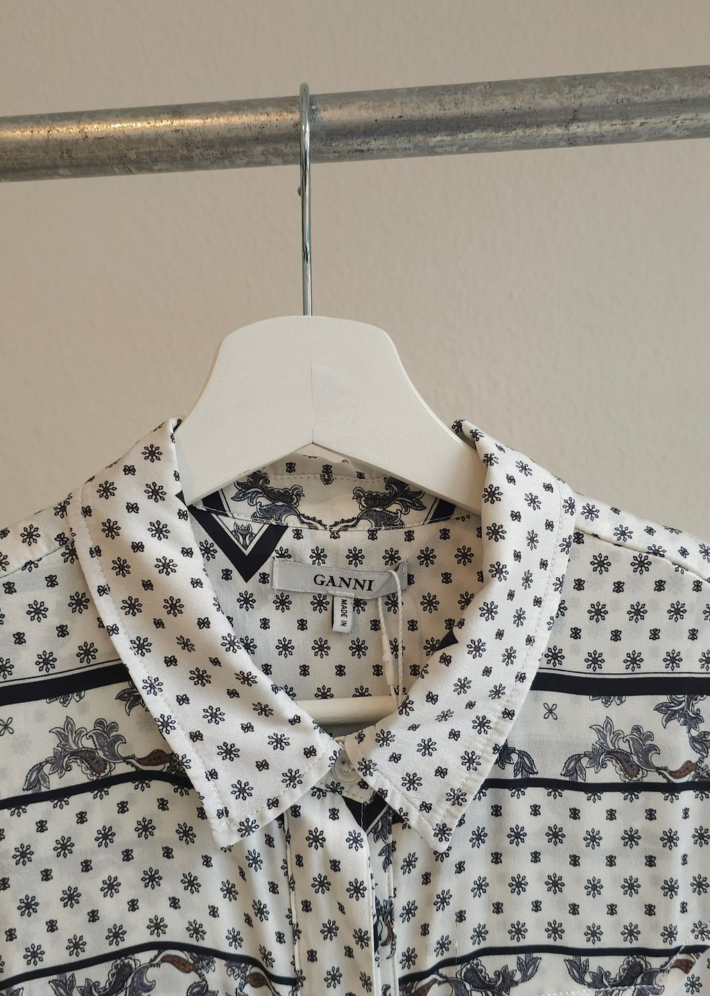 GANNI Kleid Seide