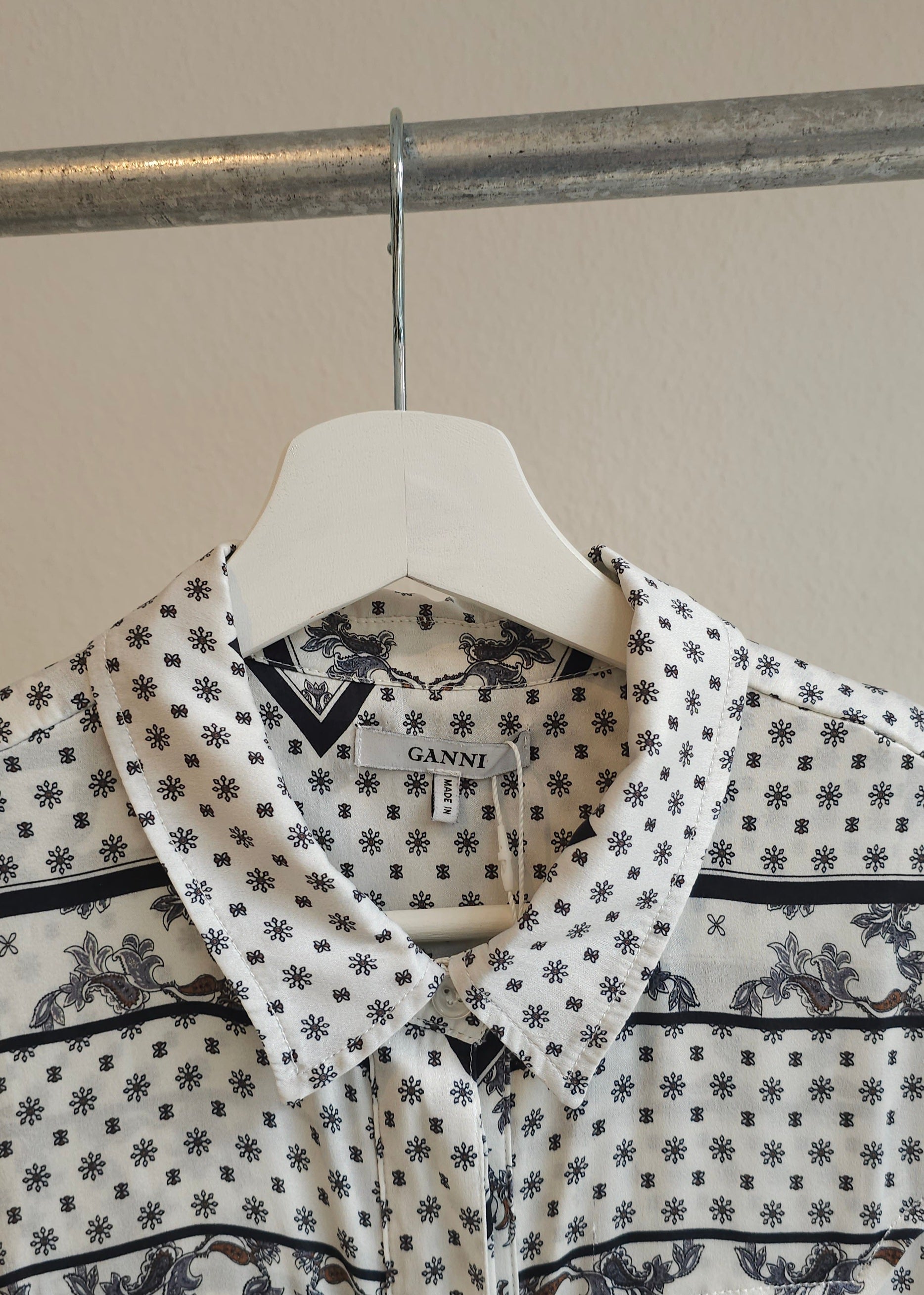 GANNI Kleid Seide