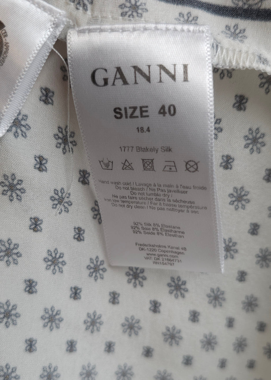 GANNI Kleid Seide