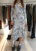 GANNI Kleid Seide