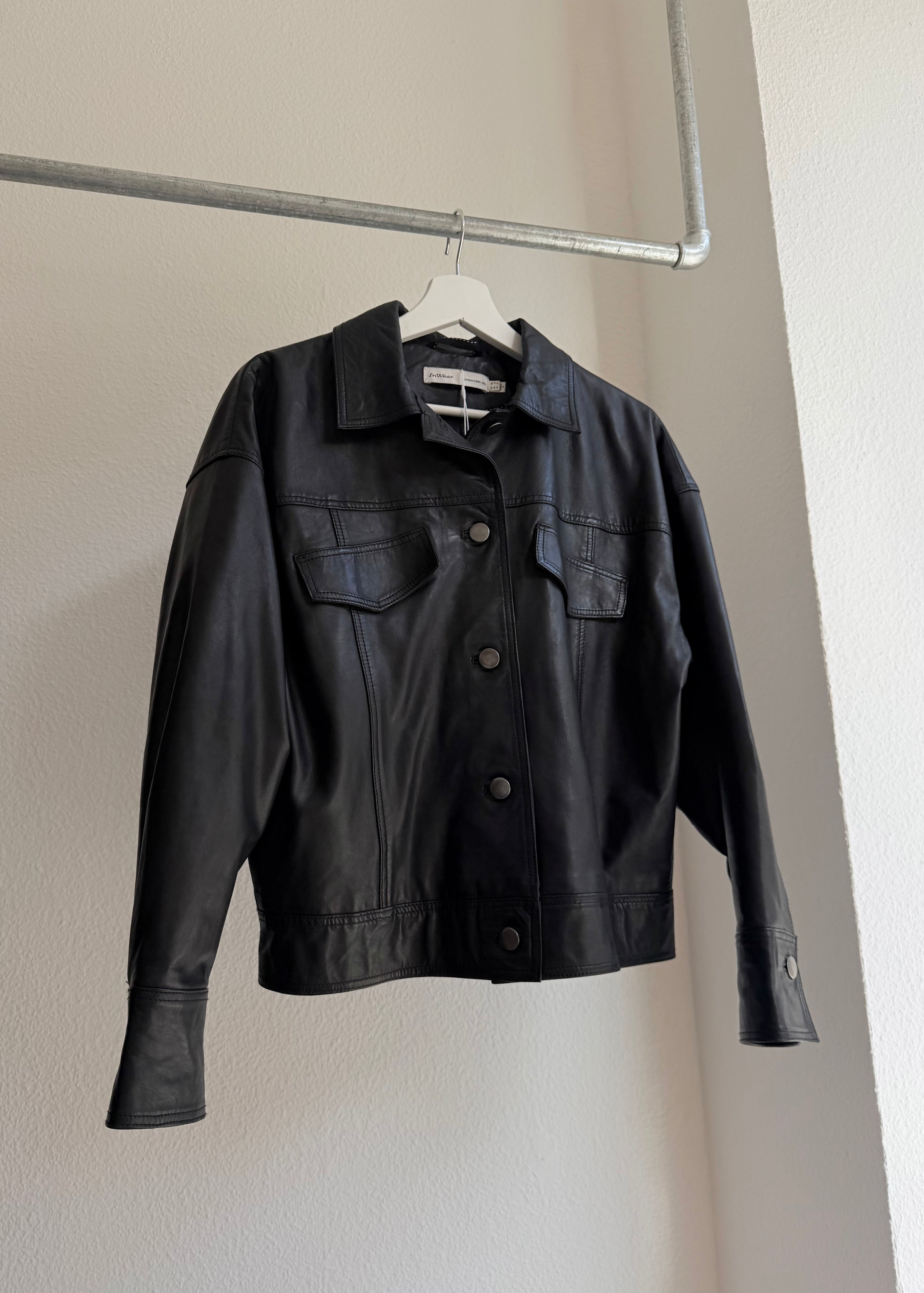 INWEAR COPENHAGEN Leder Jacke