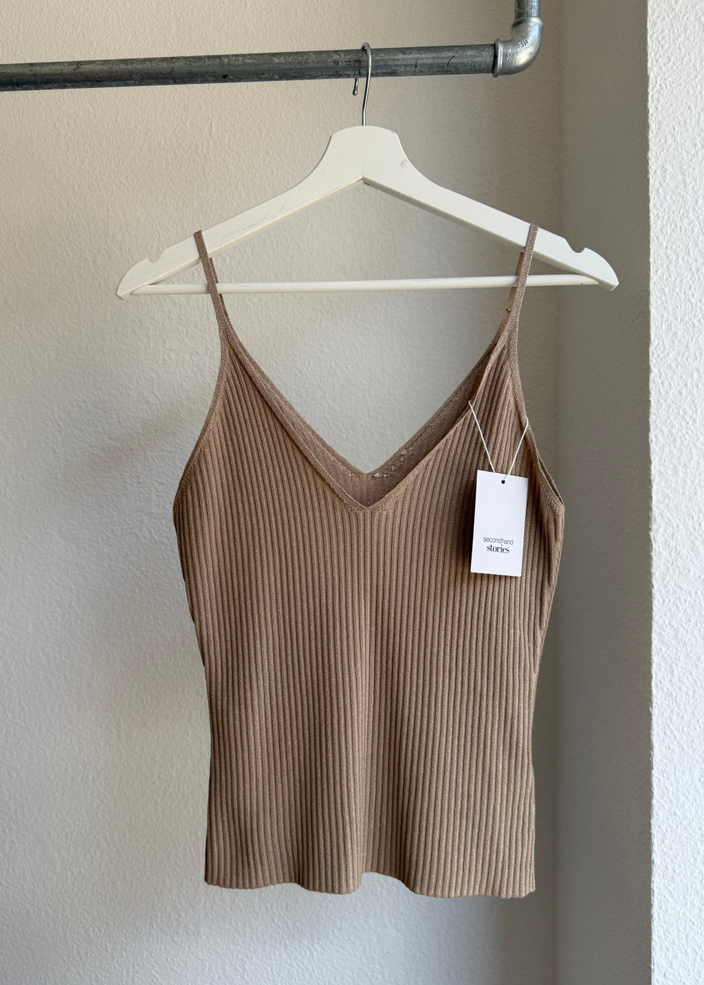 & OTHER STORIES Top metallic