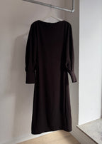 COS Maxi Kleid dunkelbraun