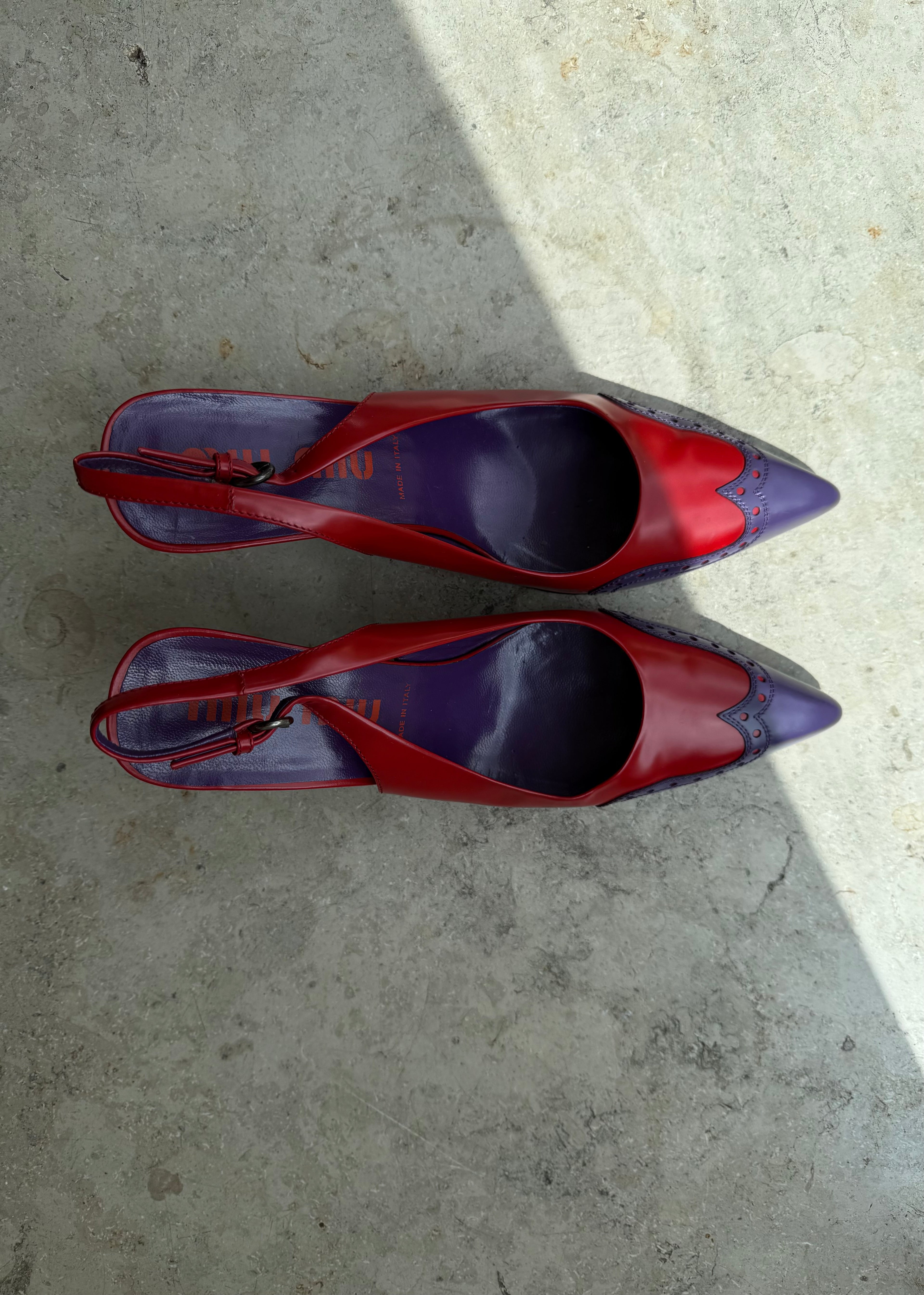 MIU MIU Sling Pumps