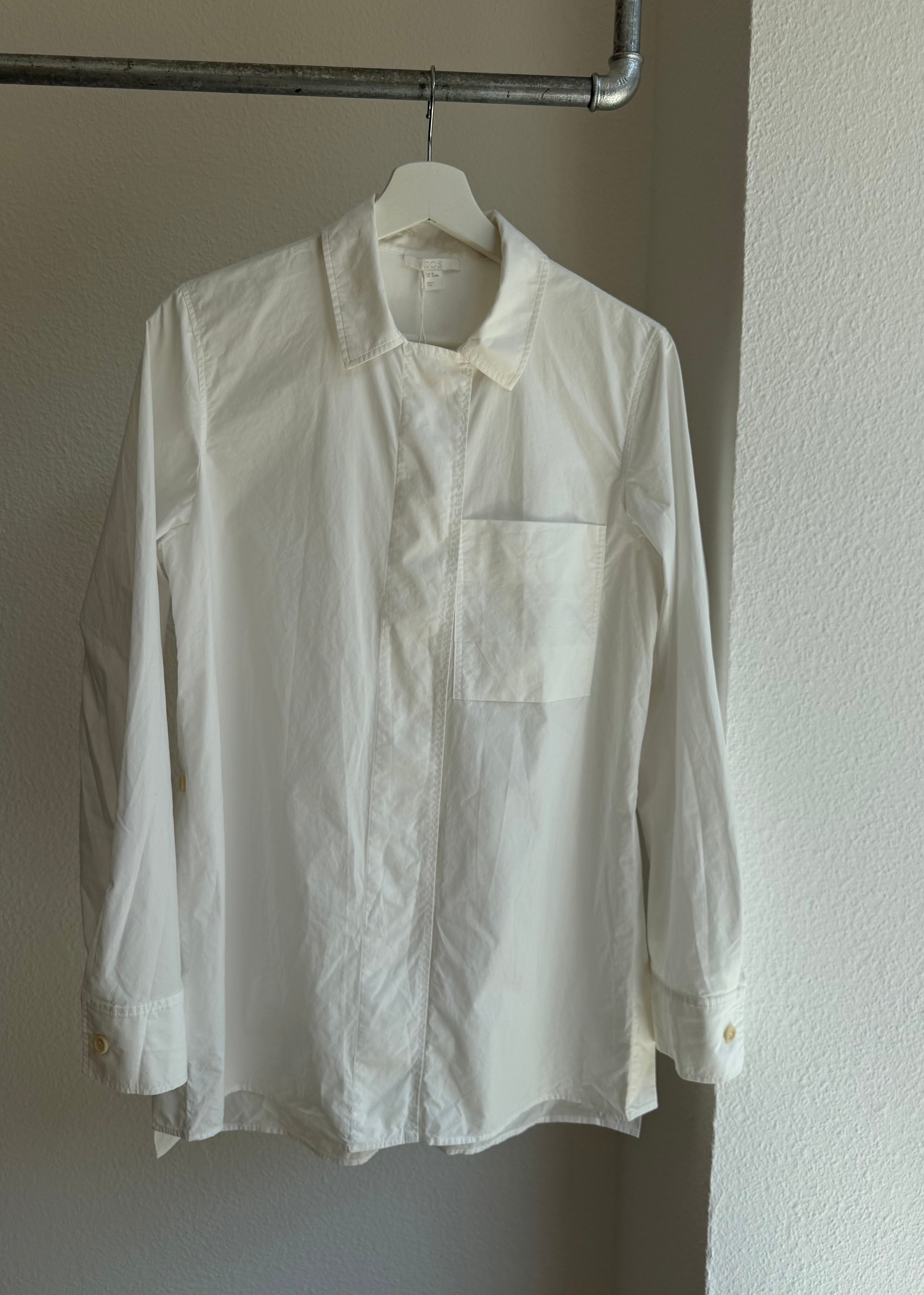 COS Hemd Bluse Seitliche Knopfeiste