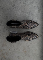 KENNEL & SCHMENGER Ankle Boots Snake Print