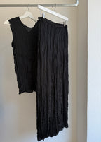 COS Palazzo Hose Knittereffekt