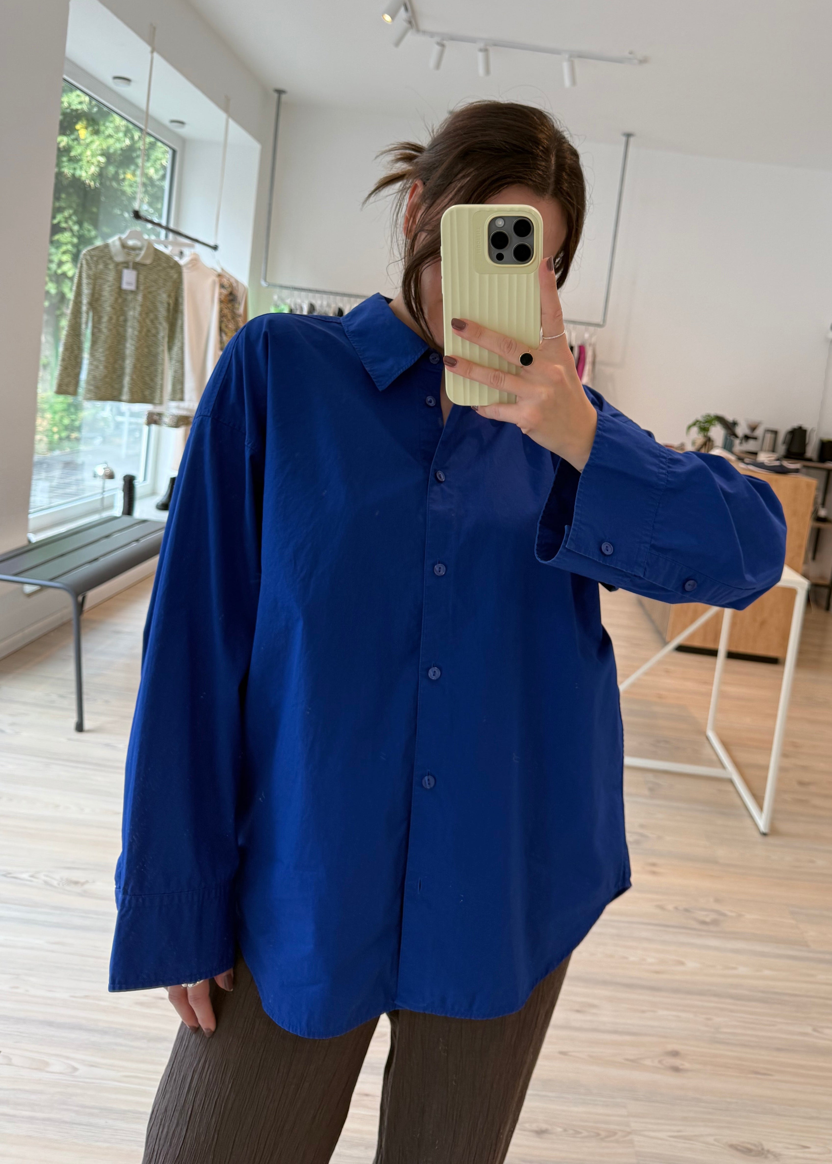 ARKET Hemd royalblau