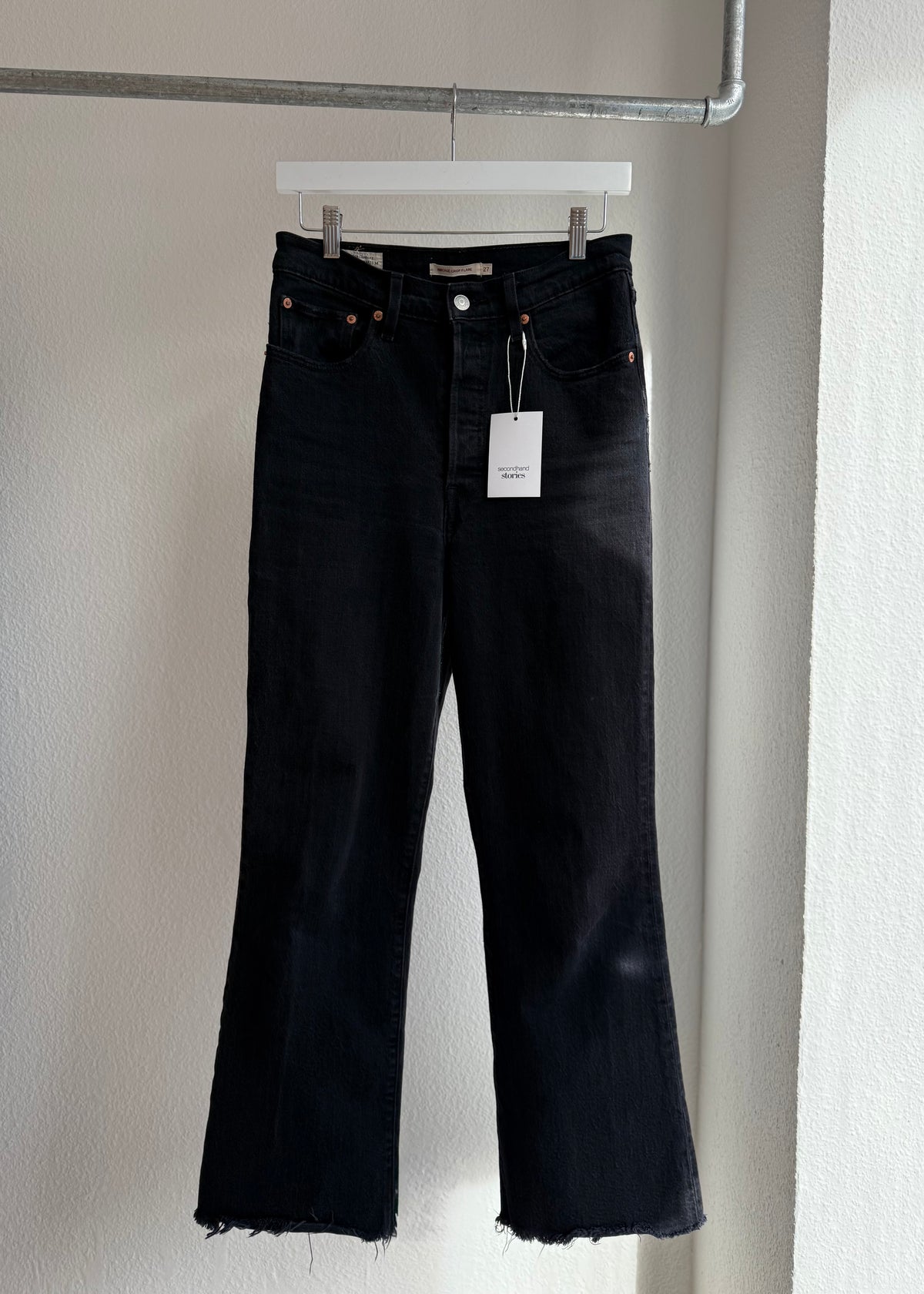 LEVI'S Ribcage Crop Flare Jeans