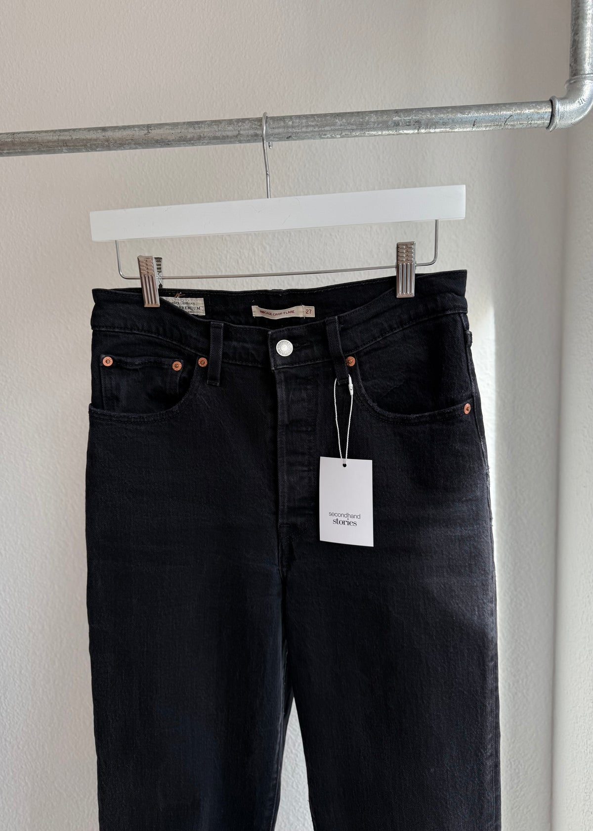 LEVI'S Ribcage Crop Flare Jeans