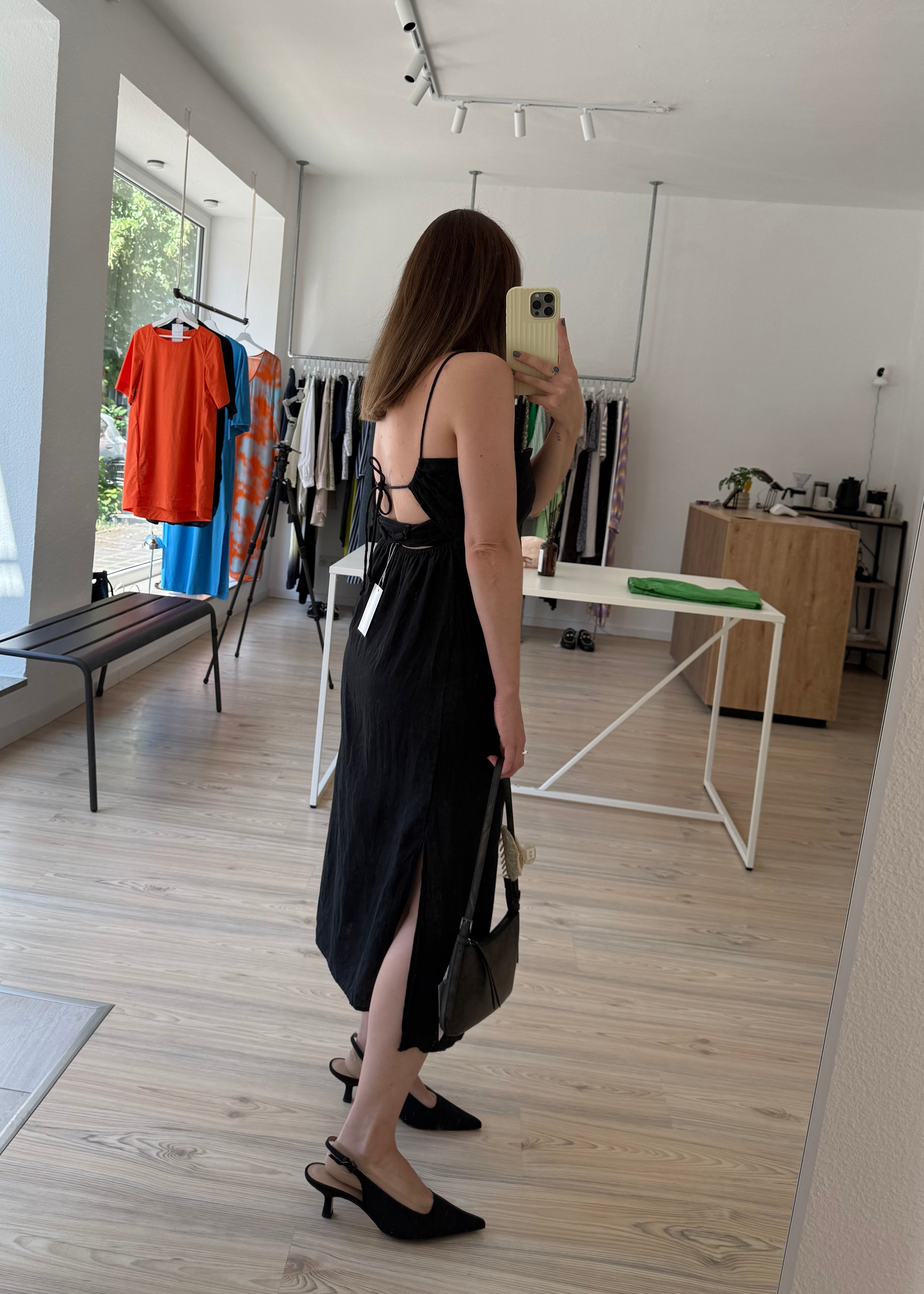 ARKET Cut out Leinen Kleid