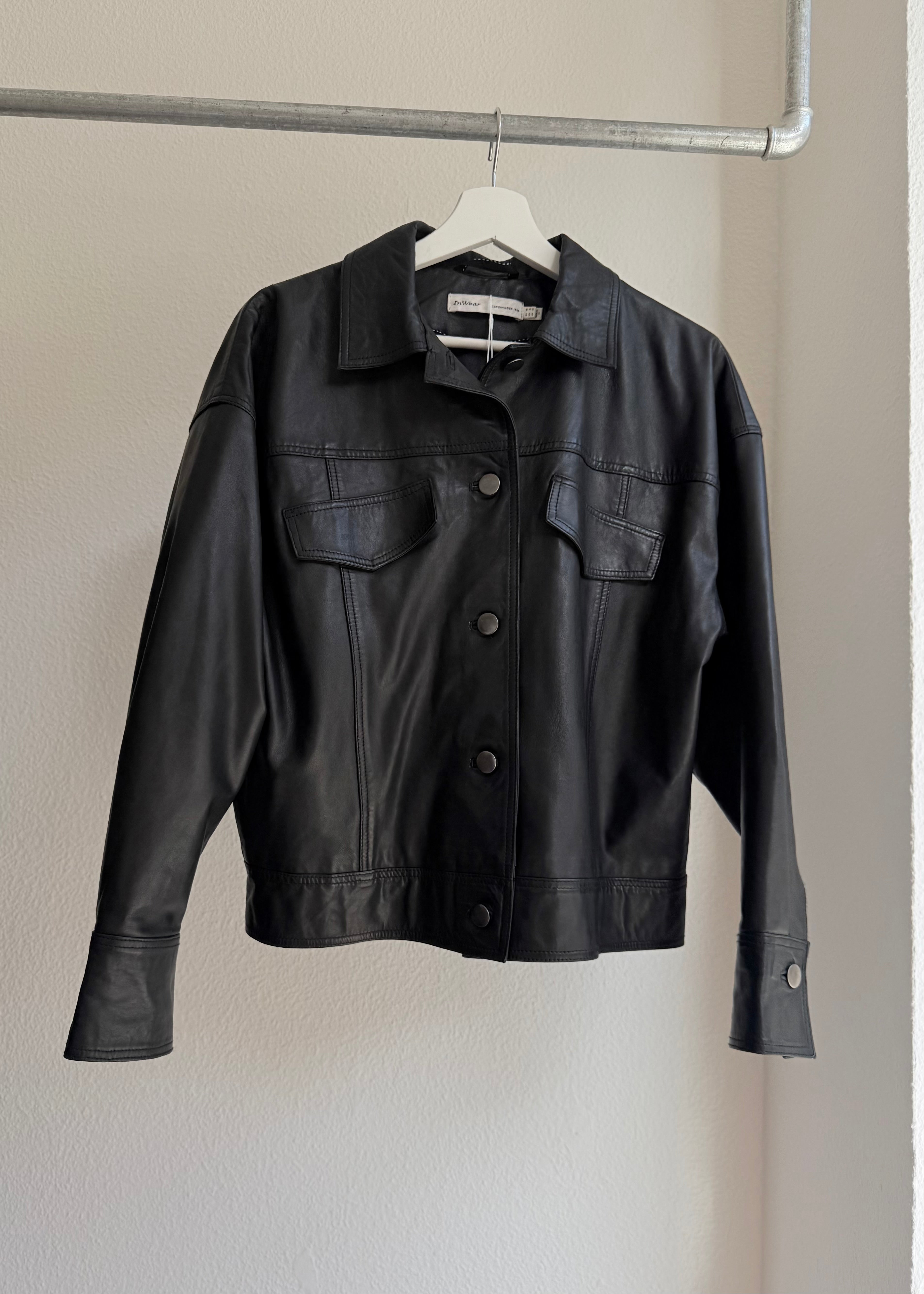 INWEAR COPENHAGEN Leder Jacke